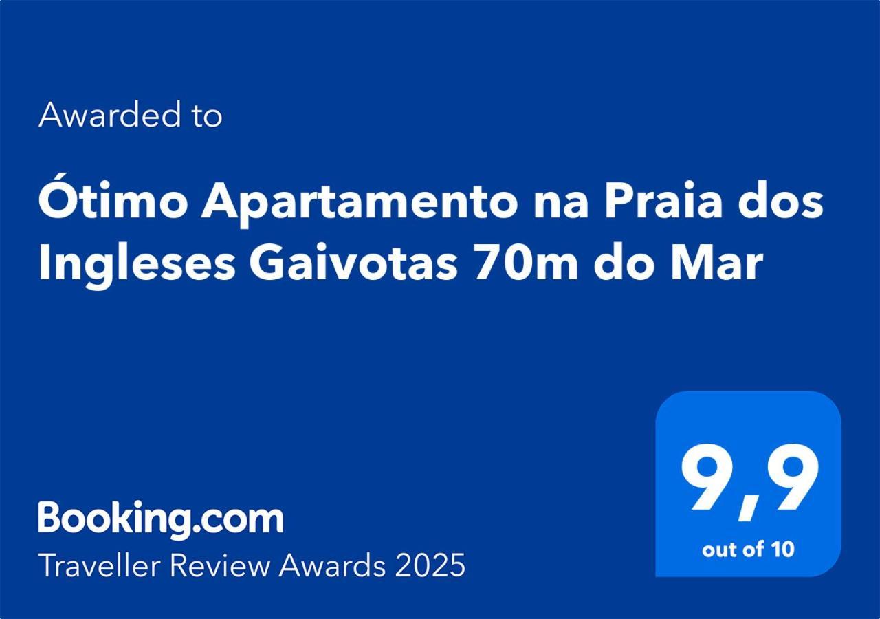 Otimo Apartamento Na Praia Dos Ingleses Gaivotas 70M Do Mar Florianópolis Exterior foto